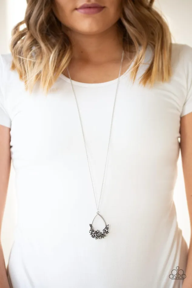 Paparazzi Accessories Necklaces Couture Crash Course Silver Necklace Jewelry By Bretta