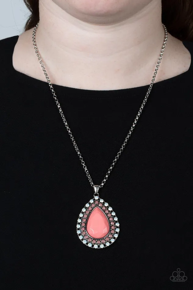 Paparazzi Accessories Necklaces DROPLET Like Its Hot Multi Necklace Jewelry by Bretta Paparazzi Accessories Necklaces DROPLET Like Its Hot Multi Necklace Jewelry by Bretta