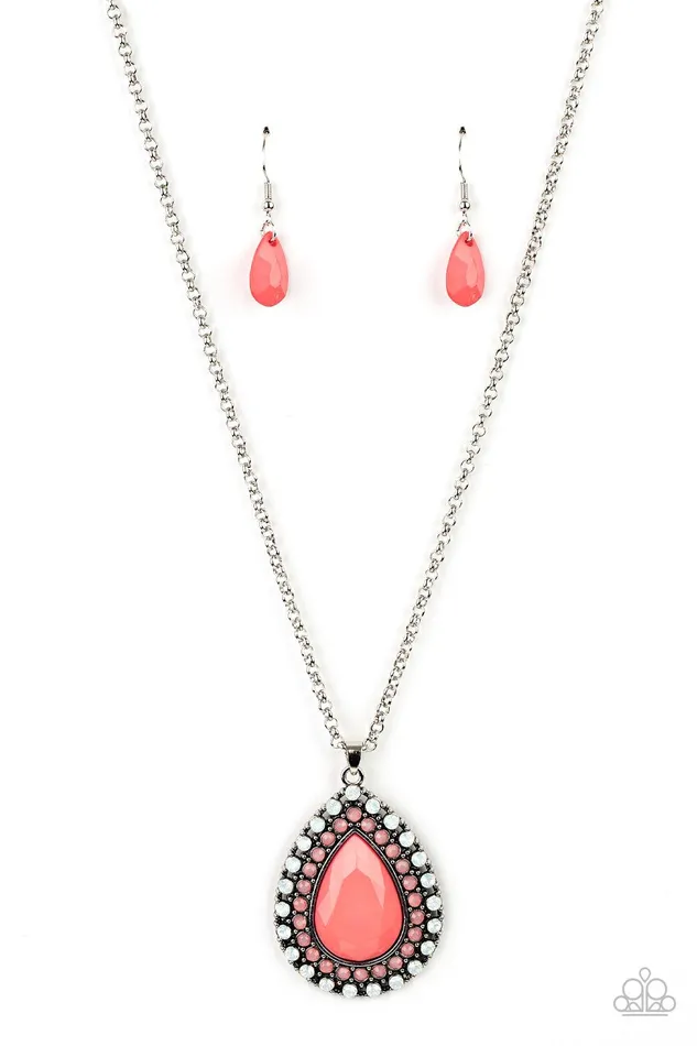 Paparazzi Accessories Necklaces DROPLET Like Its Hot Multi Necklace Jewelry by Bretta