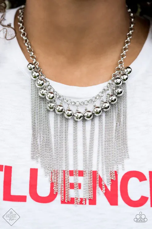 Paparazzi Accessories Necklaces Powerhouse Prowl Silver Necklace Jewelry by Bretta Paparazzi Accessories Necklaces Powerhouse Prowl Silver Necklace Jewelry by Bretta