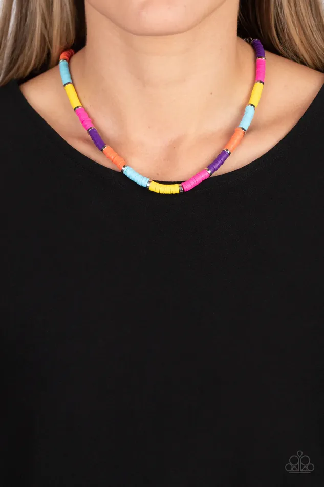 Paparazzi Accessories Necklaces Rainbow Road Multi Necklace Jewelry by Bretta