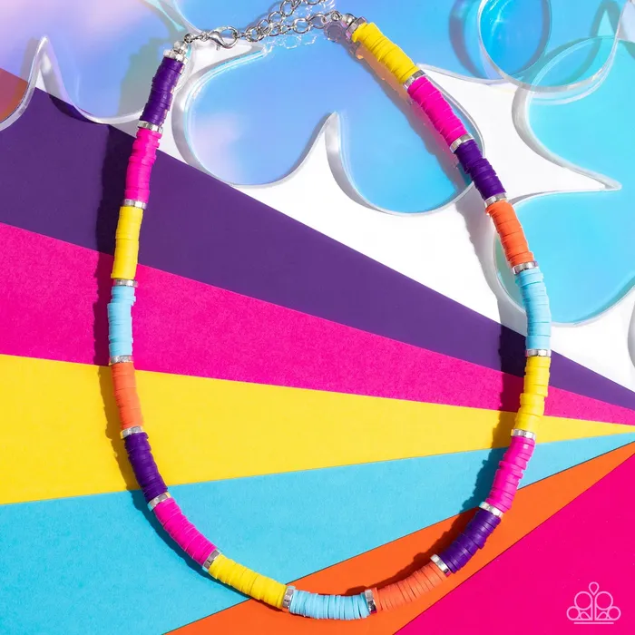 Paparazzi Accessories Necklaces Rainbow Road Multi Necklace Jewelry by Bretta