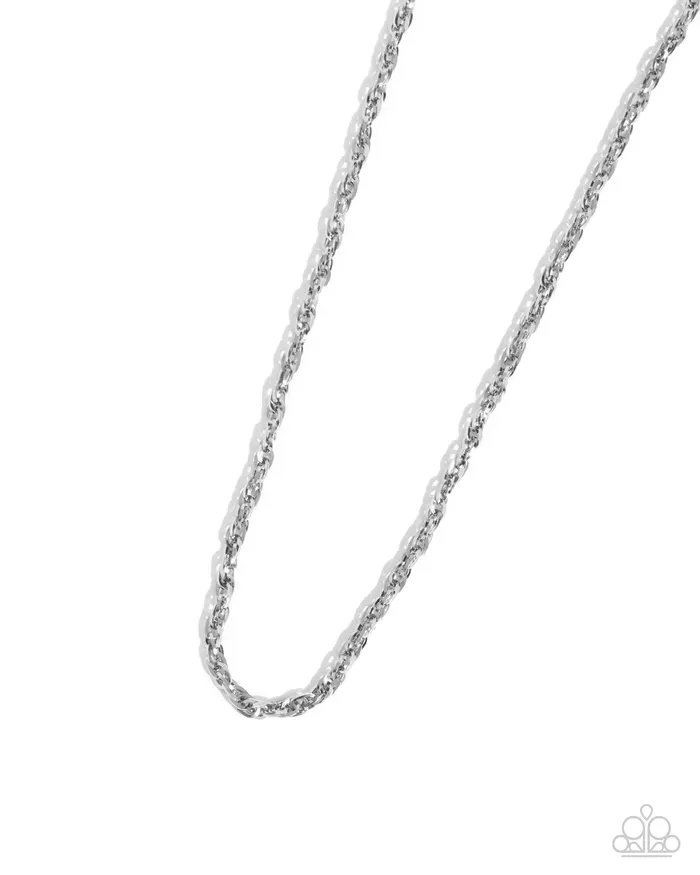 Paparazzi Accessories Necklaces Simple Showroom Silver Necklace Jewelry by Bretta