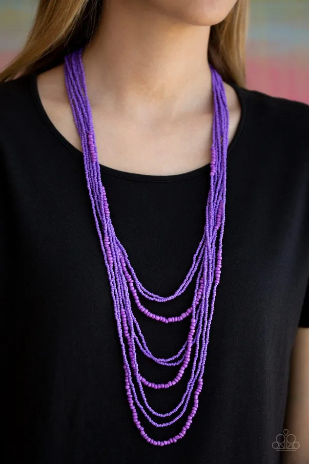 Paparazzi Accessories Necklaces Totally Tonga Purple NecklaceJewelry By Bretta