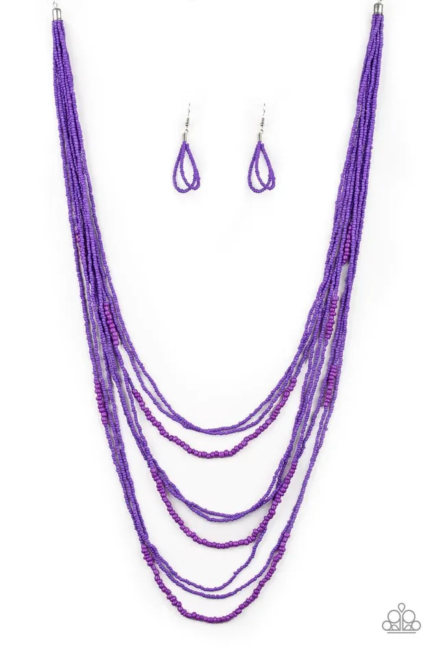 Paparazzi Accessories Necklaces Totally Tonga Purple NecklaceJewelry By Bretta