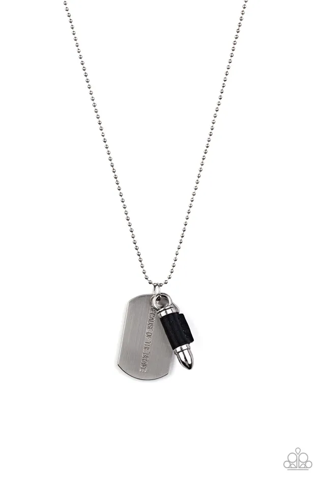 Paparazzi Accessories Proud Patriot Black Necklace Jewelry by Bretta Necklaces