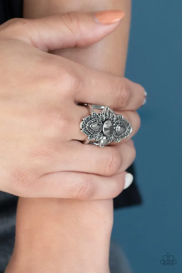 Paparazzi Accessories Rings Glam Demand Silver Ring Jewelry by Bretta