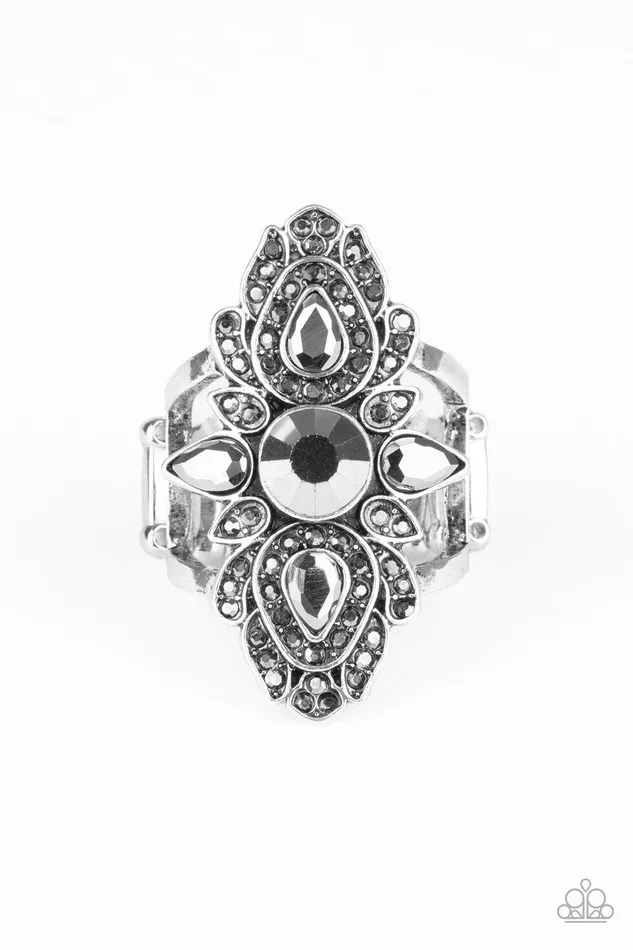 Paparazzi Accessories Rings Glam Demand Silver Ring Jewelry by Bretta