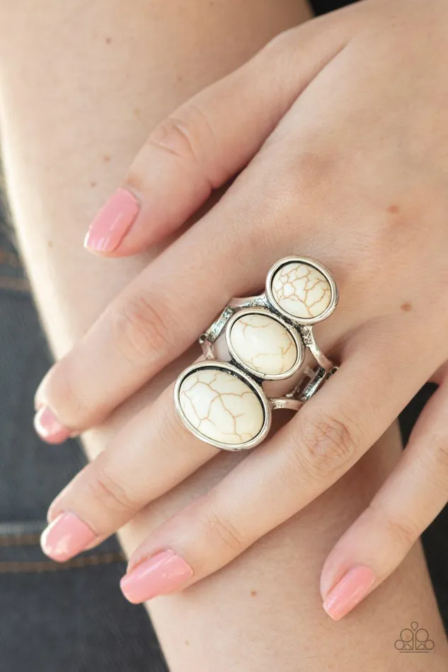 Paparazzi Accessories Rings Rural Revolution White Ring Jewelry by Bretta