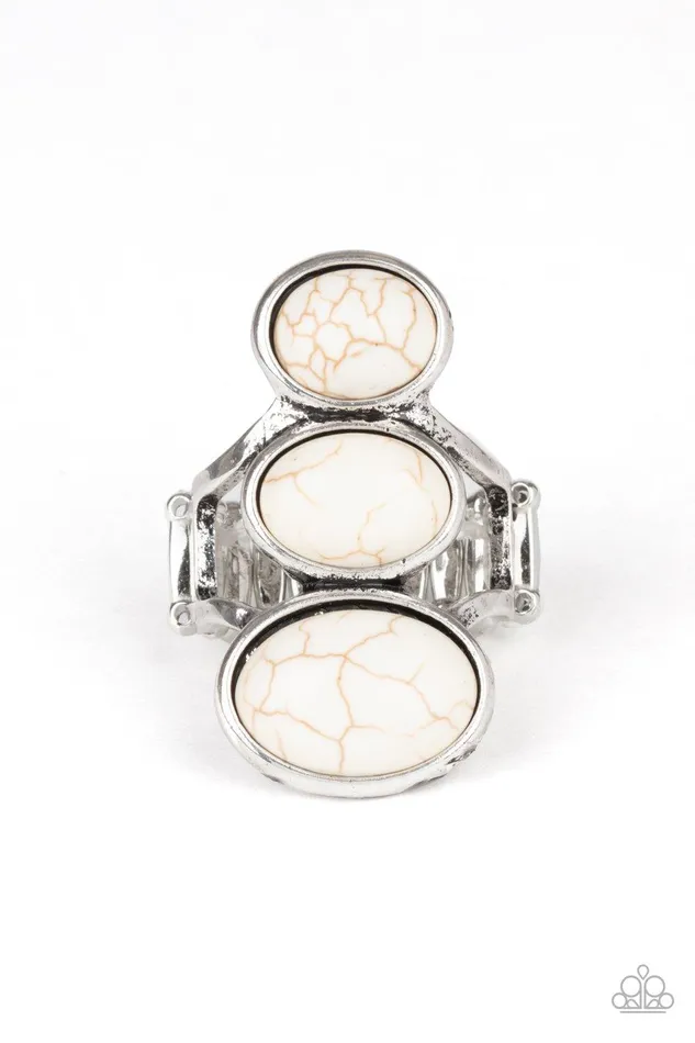 Paparazzi Accessories Rings Rural Revolution White Ring Jewelry by Bretta