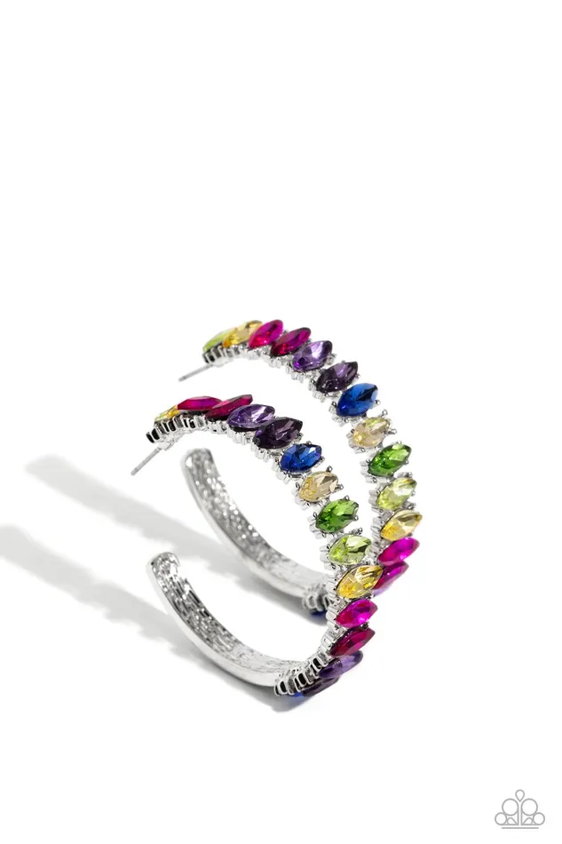 Rainbow Range Multi Earrings Jewelry by Bretta Paparazzi Accessories Earrings