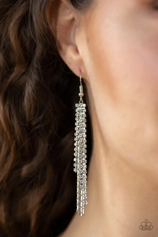 Red Carpet Bombshell White Earrings Jewelry by Bretta Paparazzi Accessories Earrings Red Carpet Bombshell White Earrings Jewelry by Bretta Paparazzi Accessories Earrings
