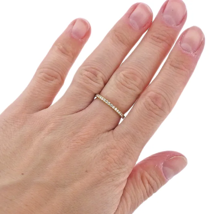 Rings Georg Jensen Georg Jensen 18k Yellow Gold Aurora Diamond Ring 1553 A