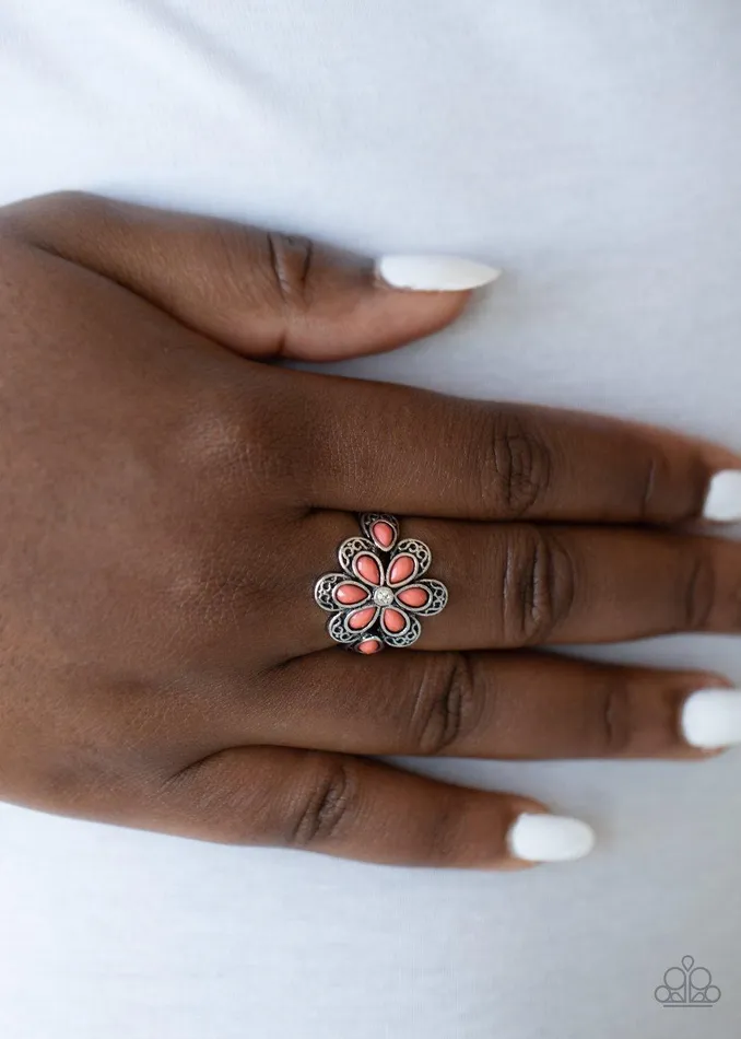 Rings Paparazzi Accessories Fruity Florals Orange Ring Jewelry by Bretta