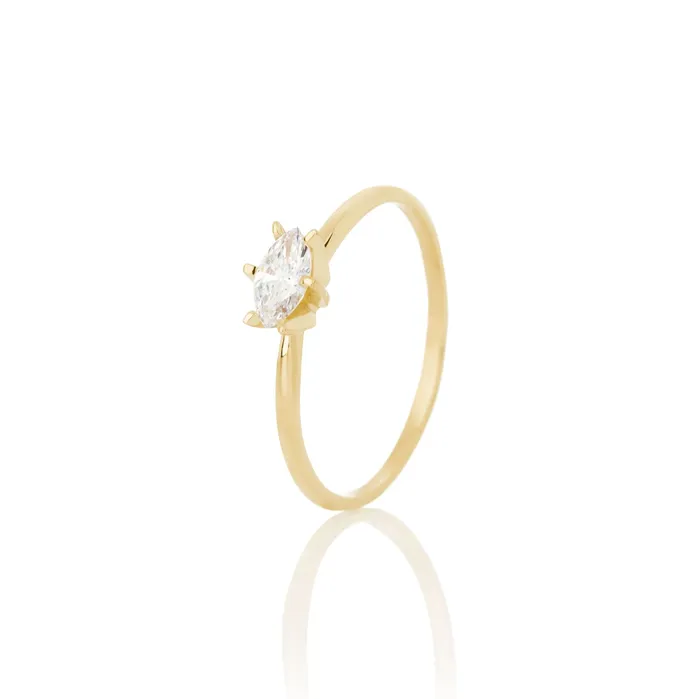Rings Womens diamond ring AURUM by Gubjrg