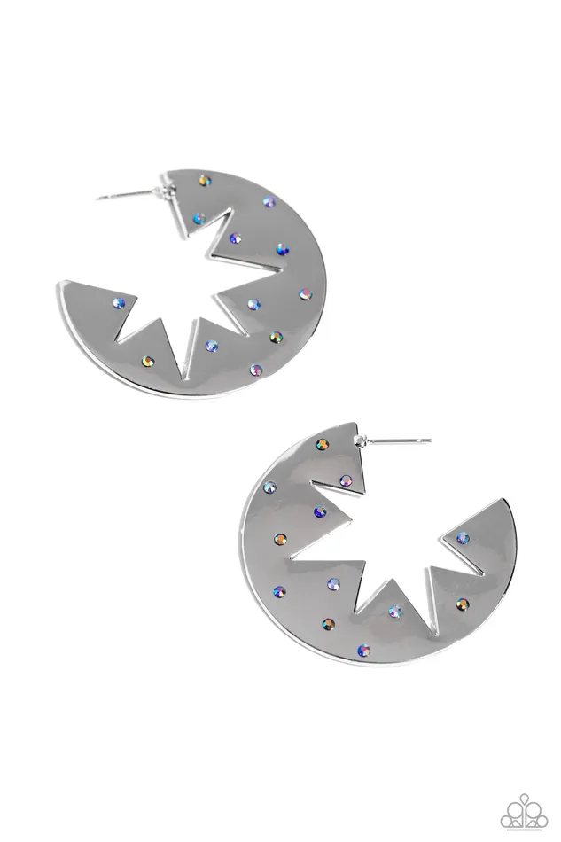 Starry Sensation Blue Earrings Jewelry by Bretta Paparazzi Accessories Earrings