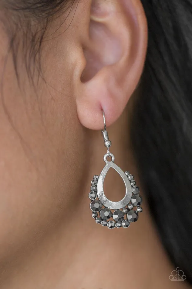 Table For Two Silver Earrings Jewelry by Bretta Paparazzi Accessories Earrings