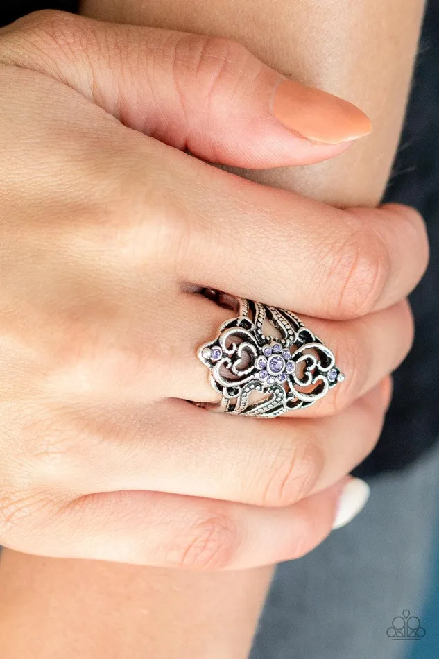 Totally Taken Purple Ring Jewelry by Bretta Paparazzi Accessories Rings
