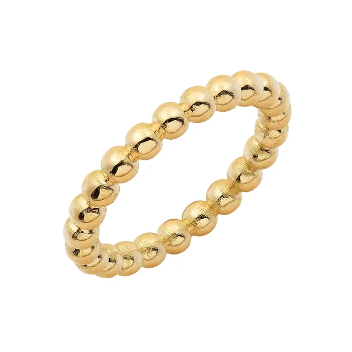 YaninaCo Jewelry Caviar Beaded Ring Rings