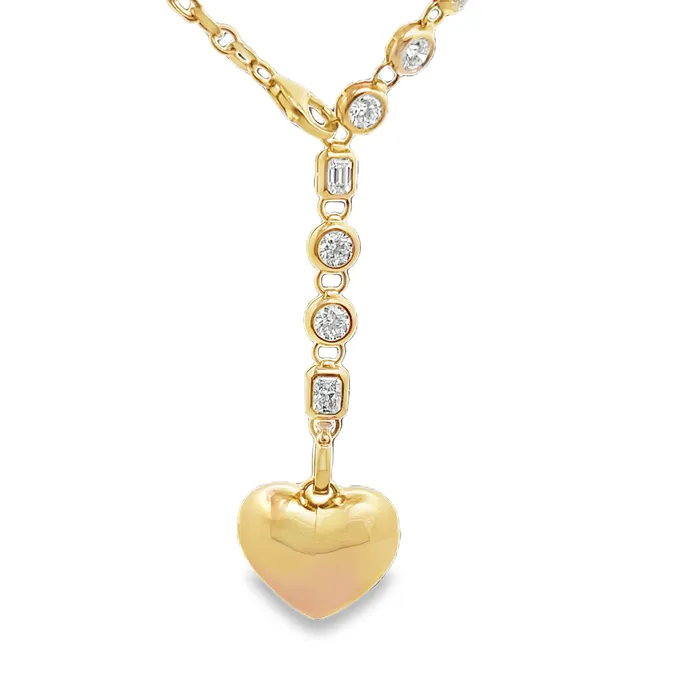 YaninaCo Jewelry Gold Heart Pendant Necklace Necklaces