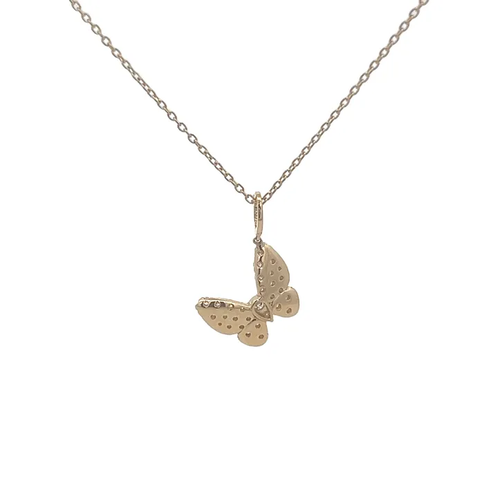 YaninaCo Jewelry Necklaces Butterfly Pendant Necklace