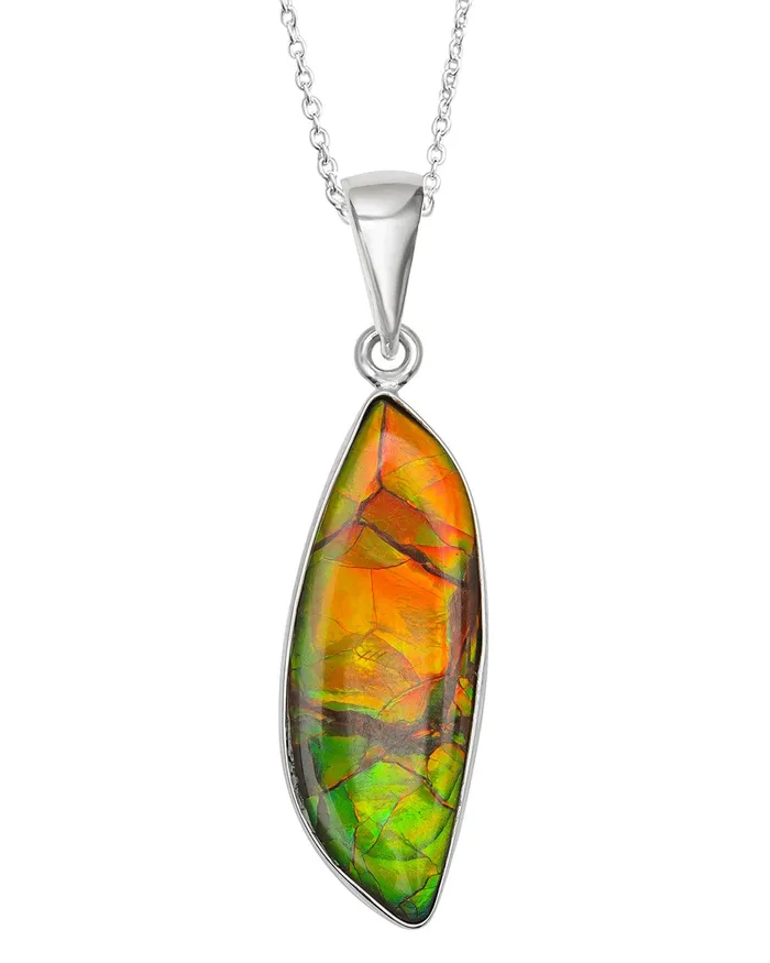 955 Ct Ammolite Solid 925 Sterling Silver Necklace Pendant Jewelry YoTreasure Necklaces 955 Ct Ammolite Solid 925 Sterling Silver Necklace Pendant Jewelry YoTreasure Necklaces