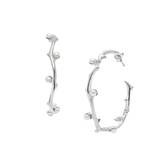 acemijewelry Earrings Vine Thorn Hoop