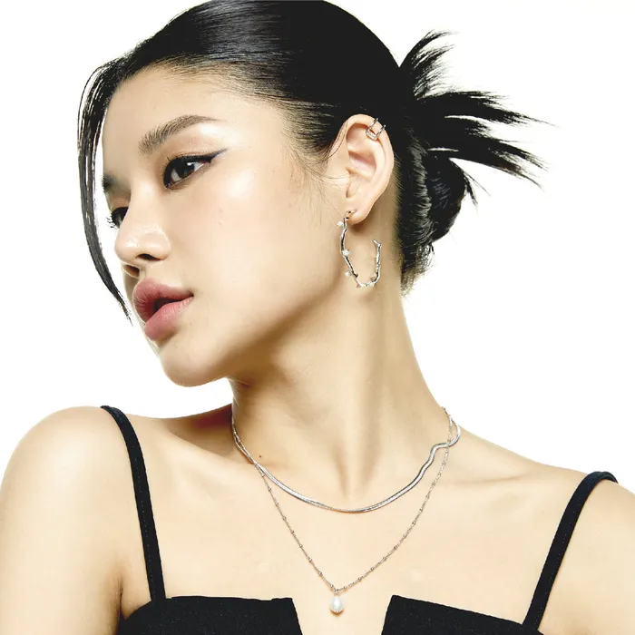 acemijewelry Earrings Vine Thorn Hoop