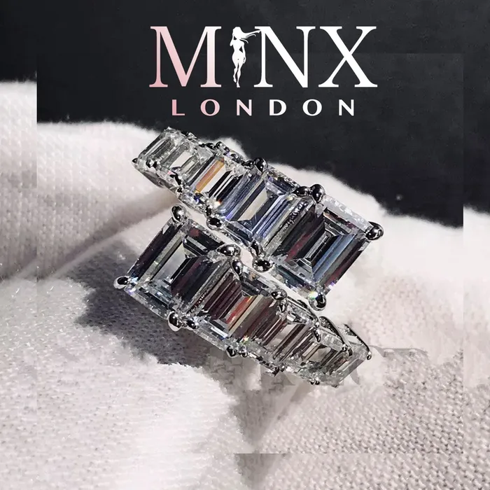 Baguette Ring Eternity Ring Mens Iced Out Ring Diamond Ring Big Iced Out Ring fashion rings friendship Ring iced out rings Minx London Rings Baguette Ring Eternity Ring Mens Iced Out Ring Diamond Ring Big Iced Out Ring fashion rings friendship Ring iced out rings Minx London Rings