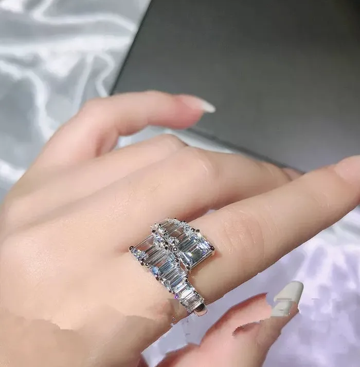 Baguette Ring Eternity Ring Mens Iced Out Ring Diamond Ring Big Iced Out Ring fashion rings friendship Ring iced out rings Minx London Rings