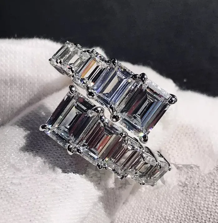Baguette Ring Eternity Ring Mens Iced Out Ring Diamond Ring Big Iced Out Ring fashion rings friendship Ring iced out rings Minx London Rings