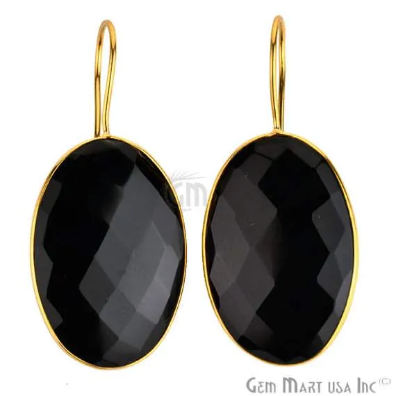 Beautiful Handmade 24k gold plated Black Onyx Smooth 31x21mm Bezel Oval shape Connector Earring BOER90024 GemMartUSA Earrings Beautiful Handmade 24k gold plated Black Onyx Smooth 31x21mm Bezel Oval shape Connector Earring BOER90024 GemMartUSA Earrings