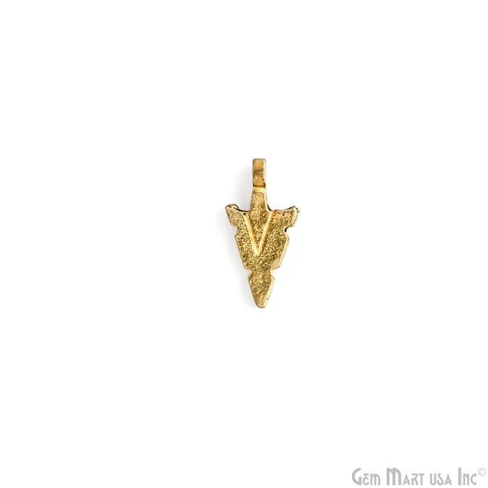 Brass Arrowhead Pendant Charm Gold Plated Antique Tribal Boho Charms Vintage Danger Triangle Jewelry Supply Gothic Jewelry GemMartUSA Charm Necklaces Brass Arrowhead Pendant Charm Gold Plated Antique Tribal Boho Charms Vintage Danger Triangle Jewelry Supply Gothic Jewelry GemMartUSA Charm Necklaces