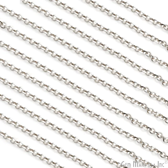 Cable Chain For Jewelry Making 3mm Cable Link Chain Necklace Minimal Finding Chain GemMartUSA Necklaces