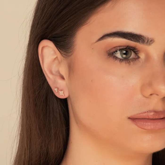 Camile Stone Earrings Starlight Sapphire Earrings