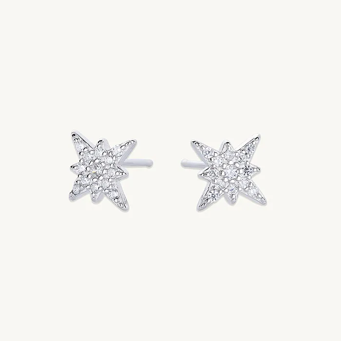 Camile Stone Earrings Starlight Sapphire Earrings