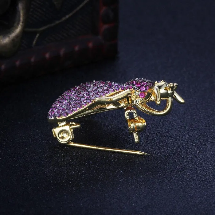 customjewelryan Cubic Zirconia Bee Insect Necklace Pendants For Women Pins Fashion Cute Jewelry Necklaces