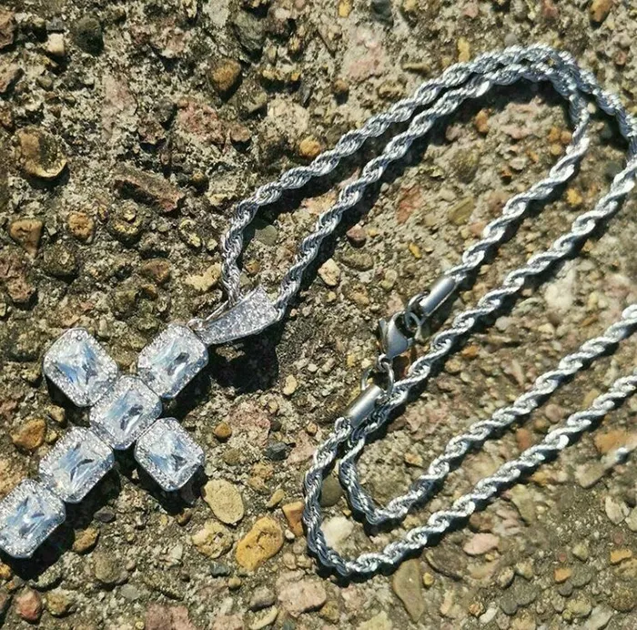 Diamond Cross Pendant Cross necklace Cross Necklace Women Mens Big Cross Pendant Iced Out Cross Iced Out Cross Pendant Cross Minx London Necklaces