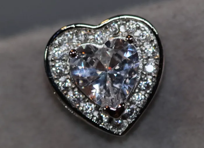 Diamond Heart Earrings Womens Earrings Heart Diamond Ear Studs Ear Studs Lab Diamonds London Earrings