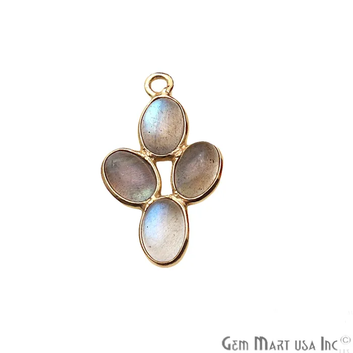 DIY Labradorite Gold Plated 23x15mm Flower Chandelier Finding Component GemmartUSA Earrings DIY Labradorite Gold Plated 23x15mm Flower Chandelier Finding Component GemmartUSA Earrings