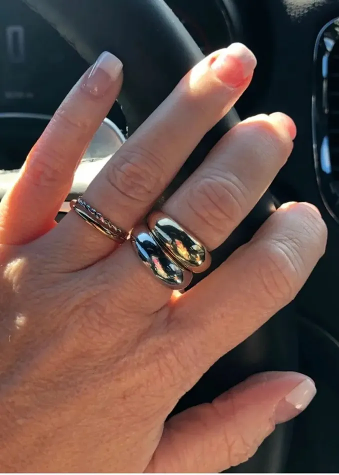 Donut Dome 4 Piece Ring Set Poet Street Boutique Rings Donut Dome 4 Piece Ring Set Poet Street Boutique Rings