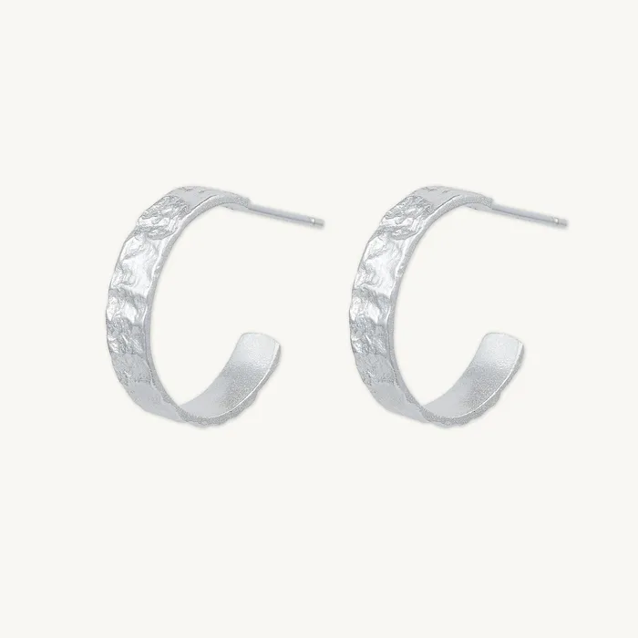 Earrings Camile Stone Molten Statement Hoop Earrings Earrings Camile Stone Molten Statement Hoop Earrings