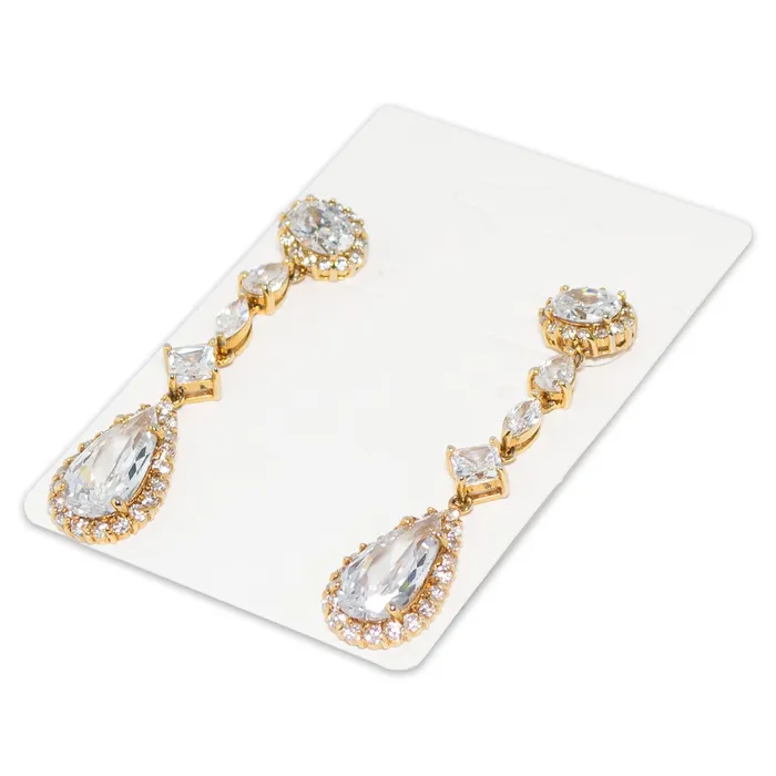 Earrings JPIDisplay 2 x 3 White Paper Earring Cards