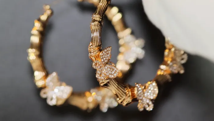Earrings Lab Diamonds London Butterfly Earrings Hoop Earrings Big Gold Hoop Earrings