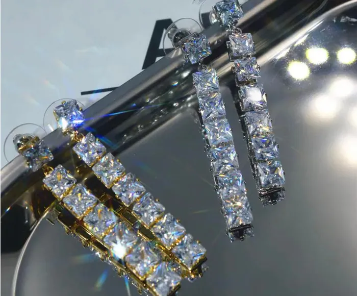 Earrings Minx London Diamond Earrings Womens Diamond Earrings Dangle Earrings Diamond Dangle Earrings Princess Cut Earrings Drop Earrings Earrings