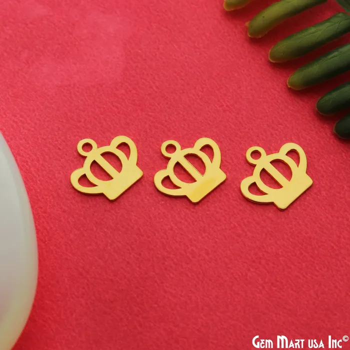 GemMartUSA Crown Gold Laser Finding 15x138mm Gold Plated Charm For Bracelets Pendants PreStyled Sets GemMartUSA Crown Gold Laser Finding 15x138mm Gold Plated Charm For Bracelets Pendants PreStyled Sets
