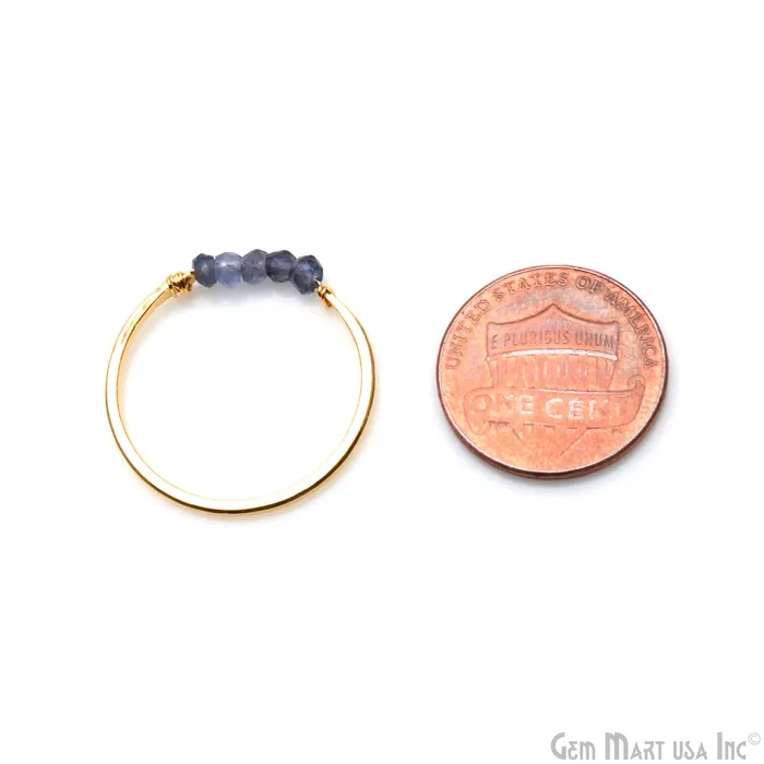 GemMartUSA Earrings Round 21mm Gold Plated Wire Wrapped Gemstone Beads Hoop Connector GemMartUSA Earrings Round 21mm Gold Plated Wire Wrapped Gemstone Beads Hoop Connector