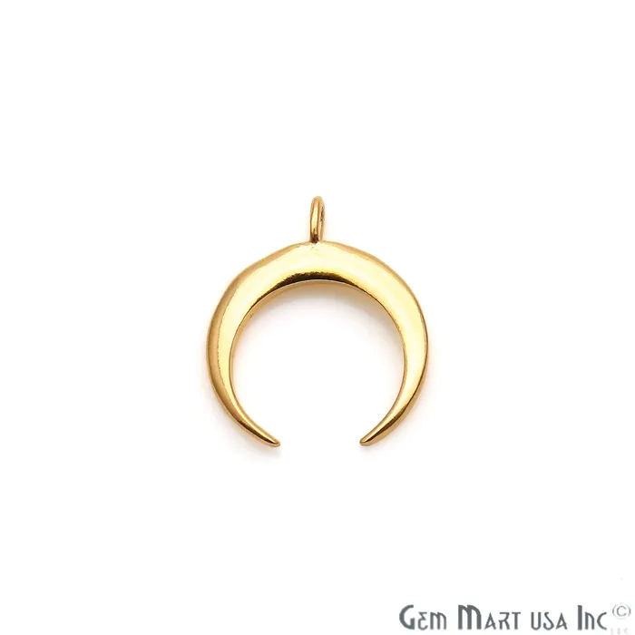 GemmartUSA Horn Shape 24x3mm Gold Plated Finding Charm DIY Jewelry Charm Necklaces GemmartUSA Horn Shape 24x3mm Gold Plated Finding Charm DIY Jewelry Charm Necklaces