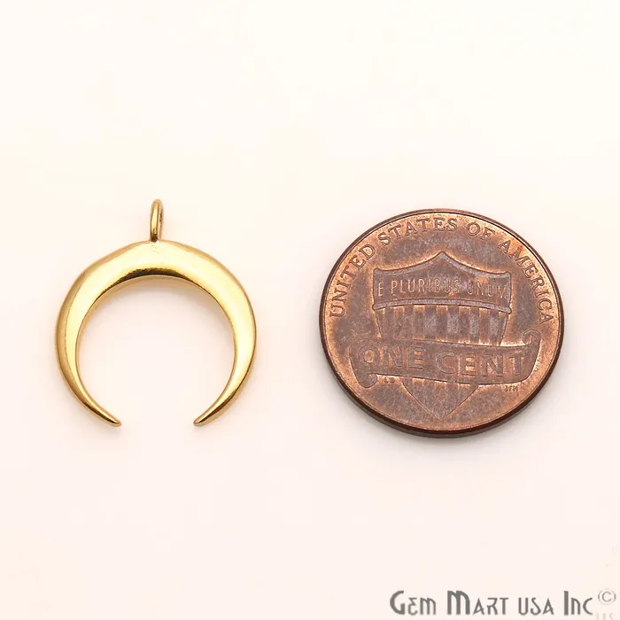 GemmartUSA Horn Shape 24x3mm Gold Plated Finding Charm DIY Jewelry Charm Necklaces GemmartUSA Horn Shape 24x3mm Gold Plated Finding Charm DIY Jewelry Charm Necklaces