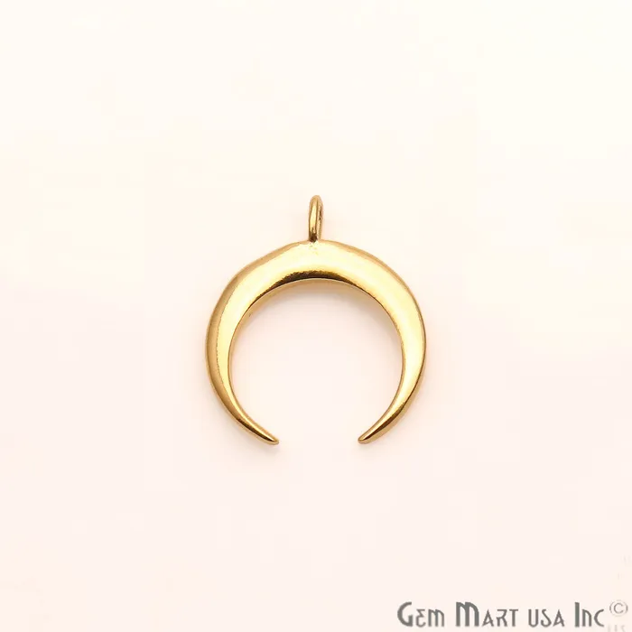 GemmartUSA Horn Shape 24x3mm Gold Plated Finding Charm DIY Jewelry Charm Necklaces GemmartUSA Horn Shape 24x3mm Gold Plated Finding Charm DIY Jewelry Charm Necklaces